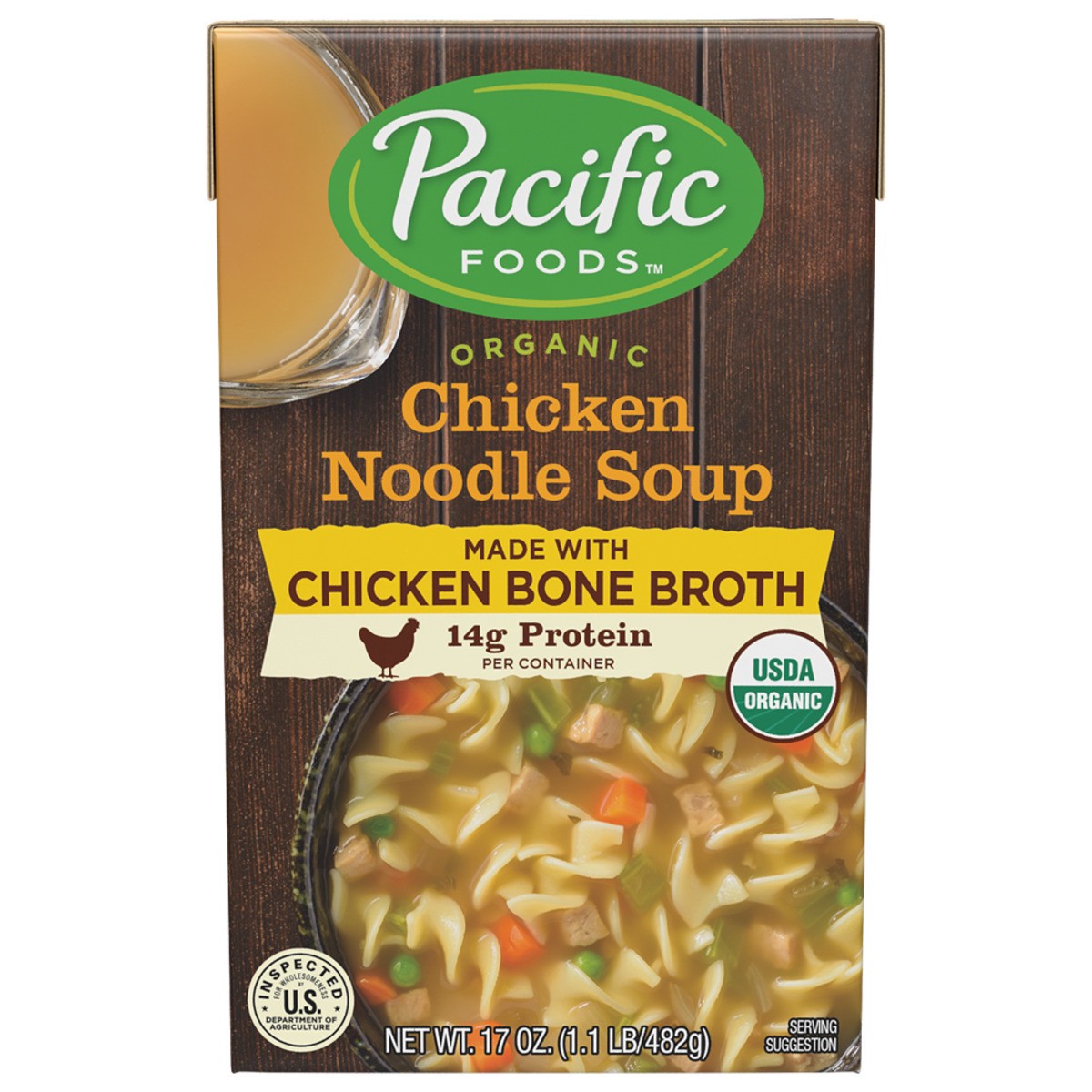 slide 1 of 5, Pacific Foods Soup, 17 oz