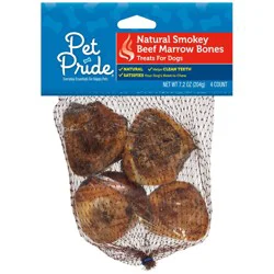 Pet Pride Natural Smokey Beef Marrow Bone Dog Treats