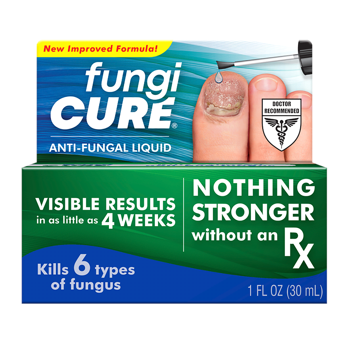 slide 1 of 5, FungiCure Nothing Stronger Anti-Fungal Liquid 1 fl oz, 1 fl oz