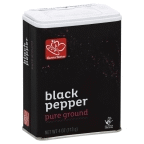 slide 1 of 1, Harris Teeter Pure Ground Black Pepper, 4 oz