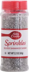 Betty Crocker Silver Shimmer Sugar Sprinkles - 2.2 oz