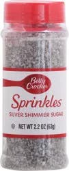 Betty Crocker Silver Shimmer Sugar Sprinkles - 2.2 oz