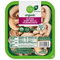 Simple Truth Organic Sliced Baby Bella Mushrooms