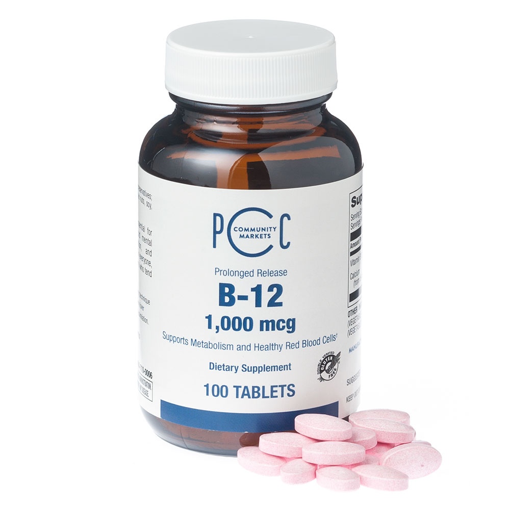 slide 1 of 1, PCC B12 1000Mcg, 100 ct