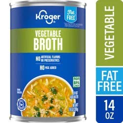 Kroger Fat Free Vegetable Broth