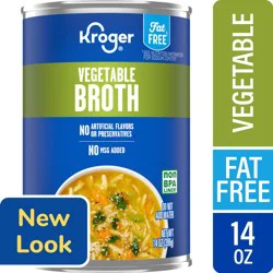 Kroger Fat Free Vegetable Broth