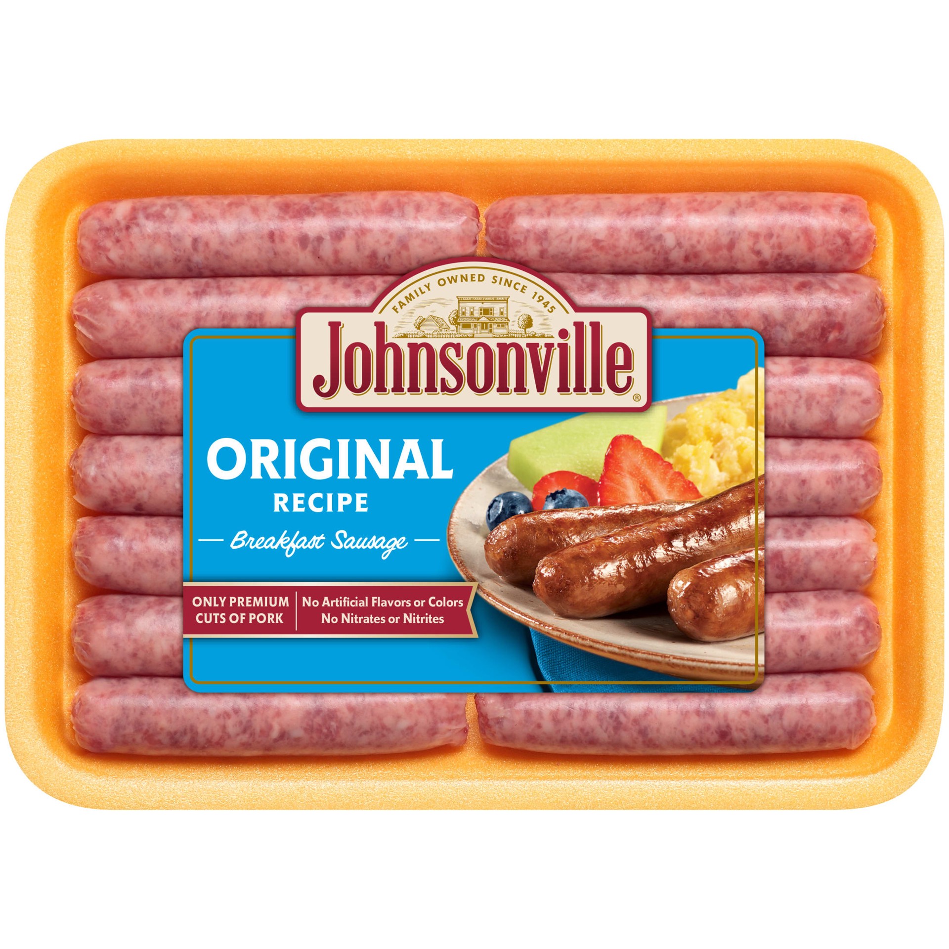 slide 1 of 8, Johnsonville Original Breakfast Sausage, 14 Count, 12 oz, 12 oz