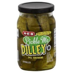 H-E-B Pickle Me Dilley Dill Gherkins Pickles
