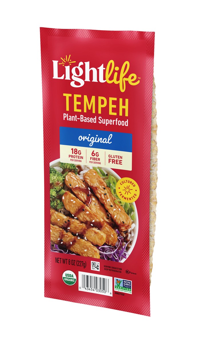 slide 4 of 7, Lightlife Original Tempeh, 8 oz