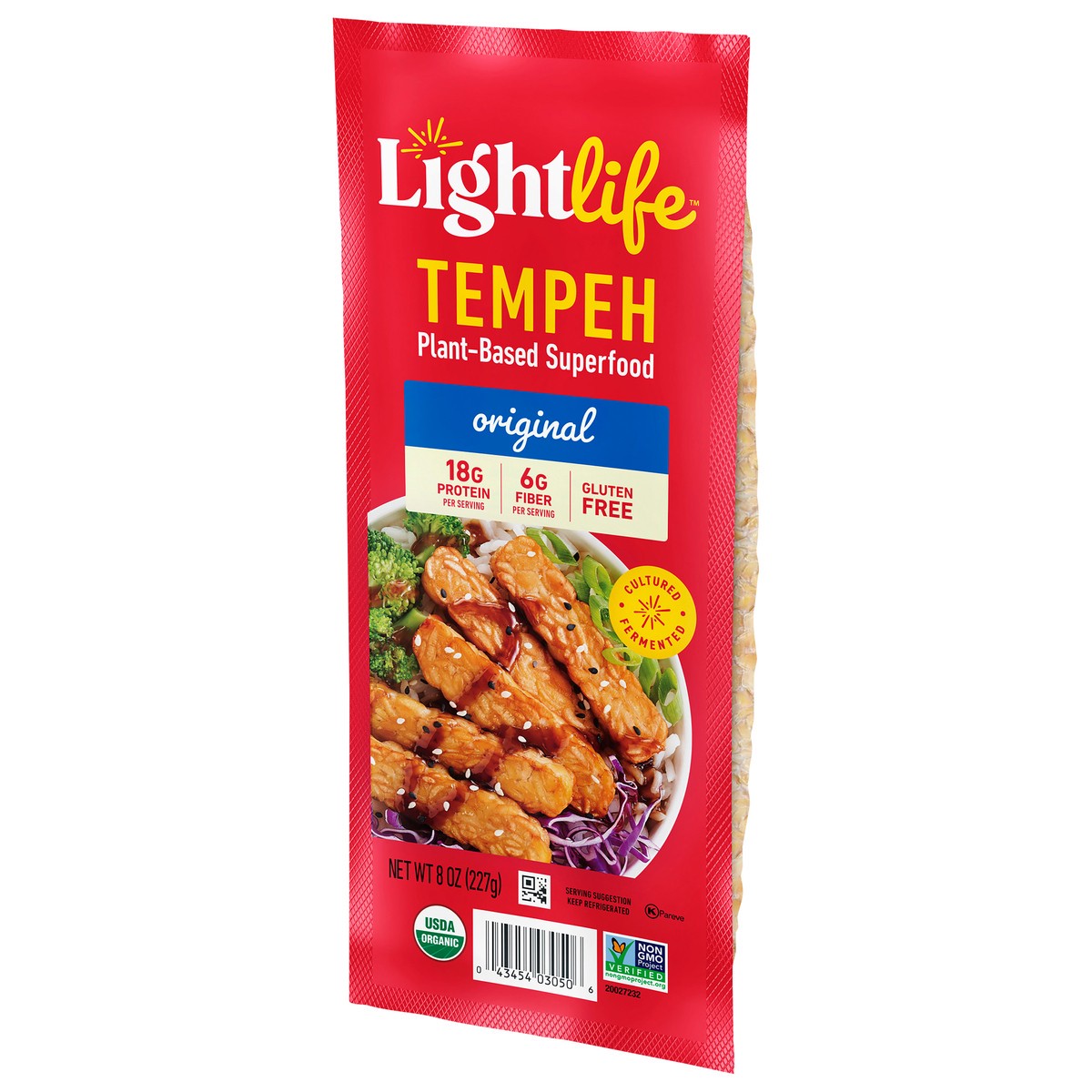 slide 6 of 7, Lightlife Original Tempeh, 8 oz