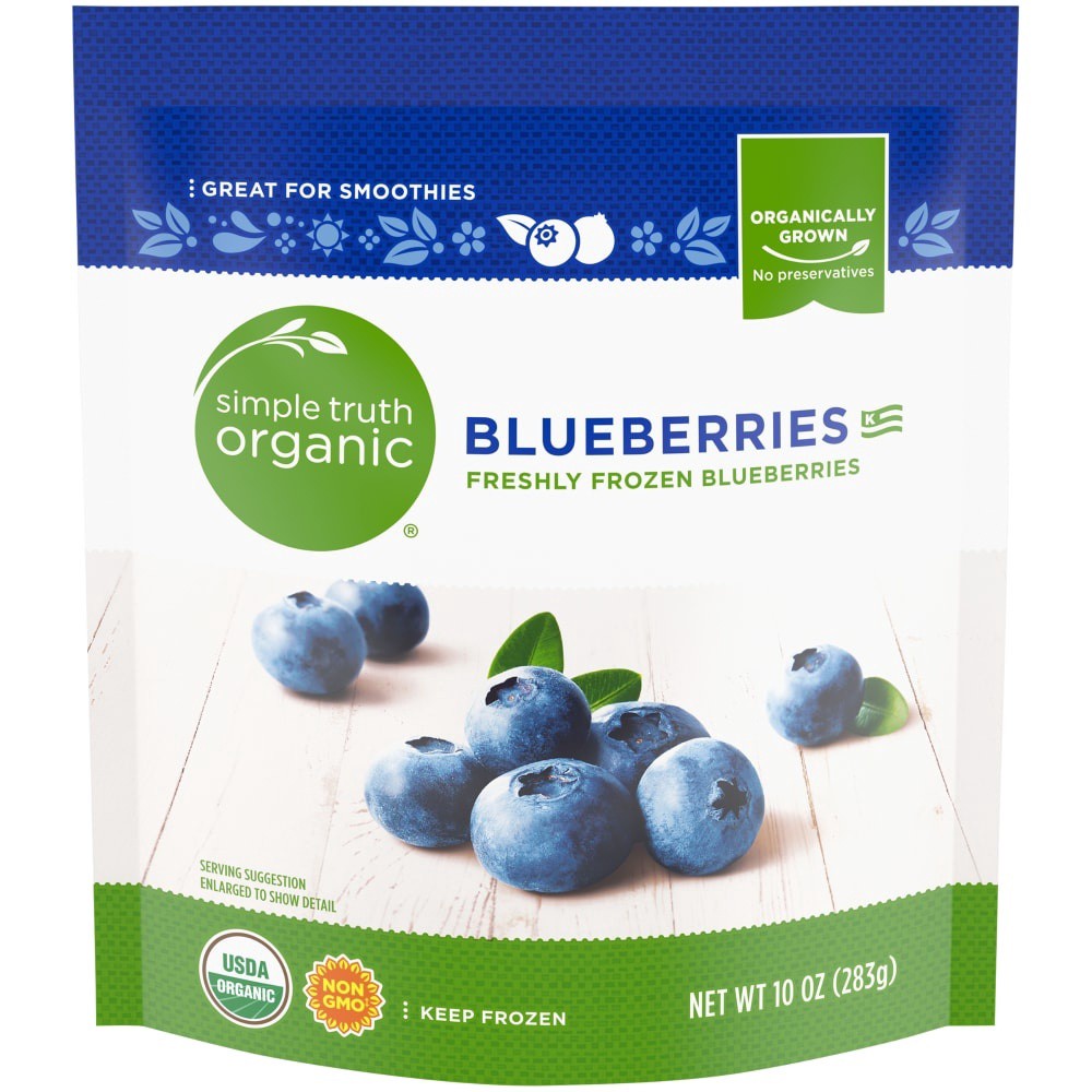 slide 1 of 4, Simple Truth Organic Blueberries 10 oz, 10 oz