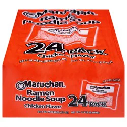 Maruchan Chicken Flavor Ramen Noodle Soup 24 - 3 oz Each