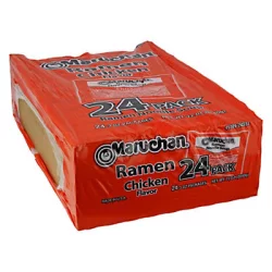 Maruchan Chicken Flavor Ramen Noodle Soup - 24 ct