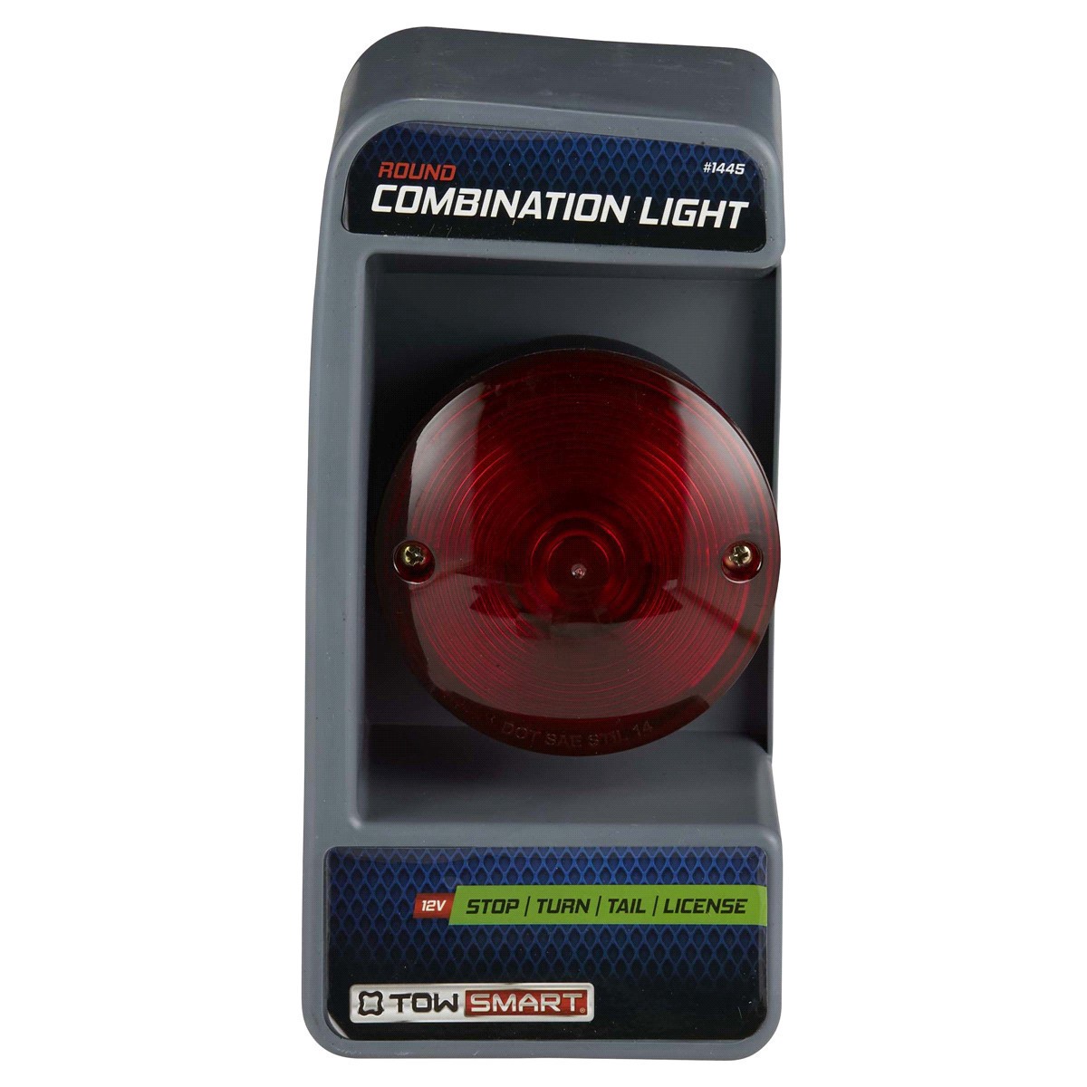 slide 1 of 5, TOWSMART Round Combination Light - Stop, Turn, Tail and License, 1 ct