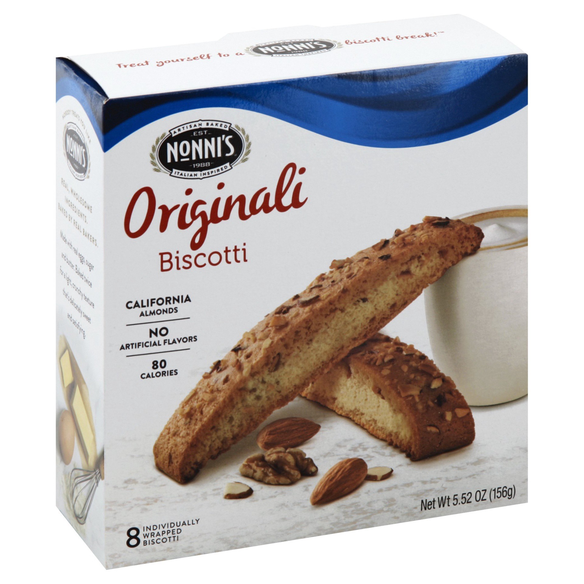 slide 1 of 8, Nonni's Originali Biscotti 8 ea, 8 ct