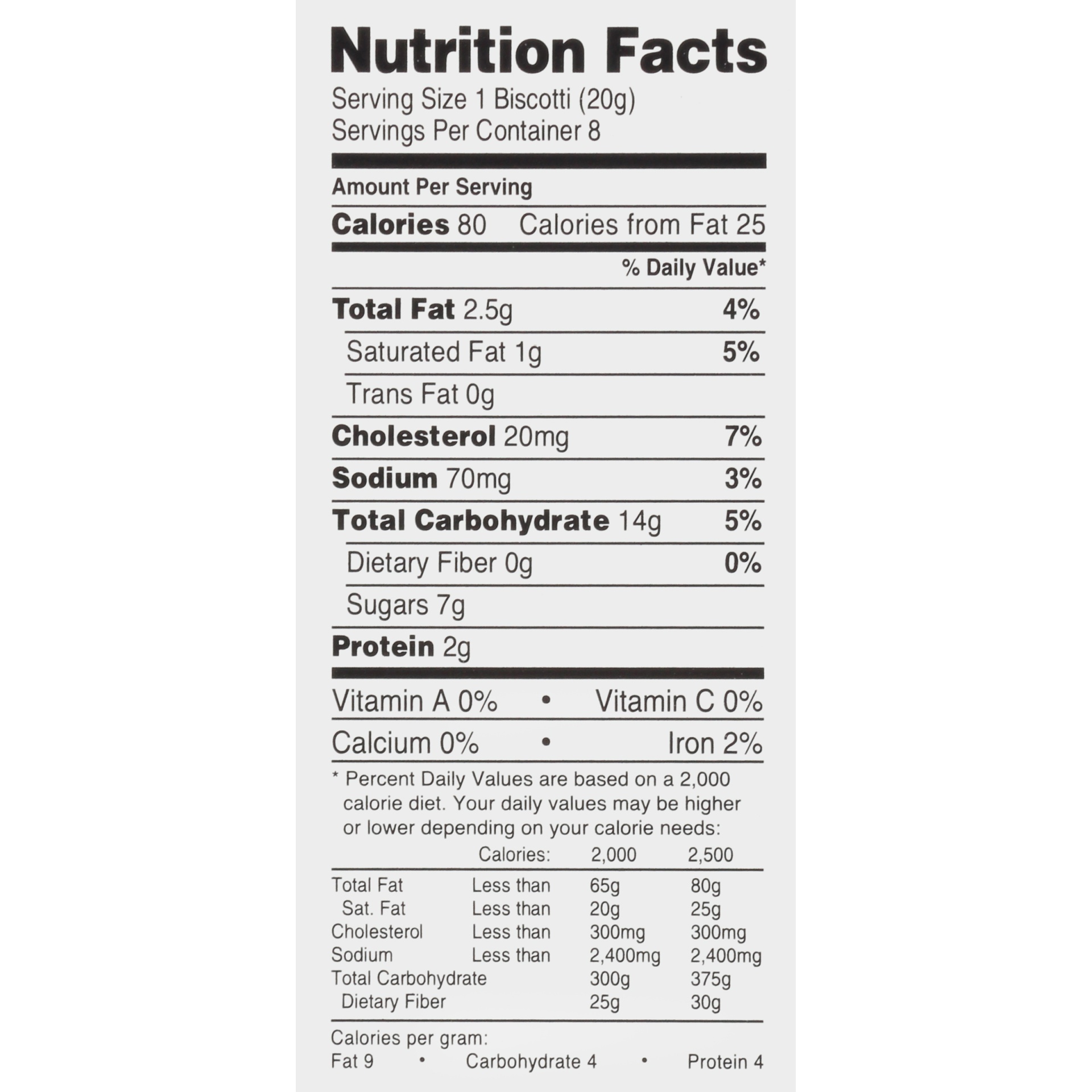 Nonni's Original Biscotti 8 ct; 5.52 oz Shipt