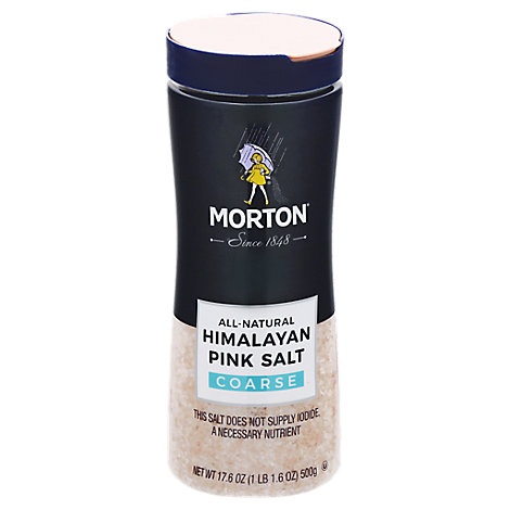 slide 1 of 1, Morton Salt Himalayan Pink Coarse, 17.6 oz