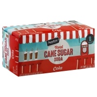 slide 1 of 1, Signature Select Soda Cane Sugar Cola, 8 ct; 12 fl oz