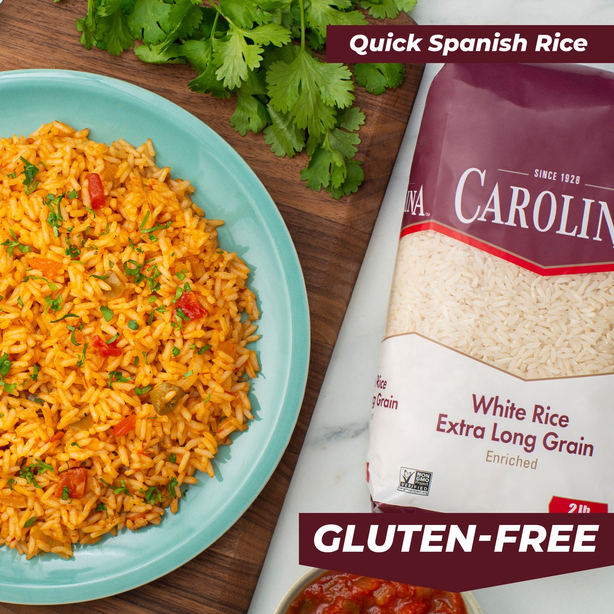 slide 4 of 9, Carolina White Rice, Extra Long Grain, Enriched, 32 oz