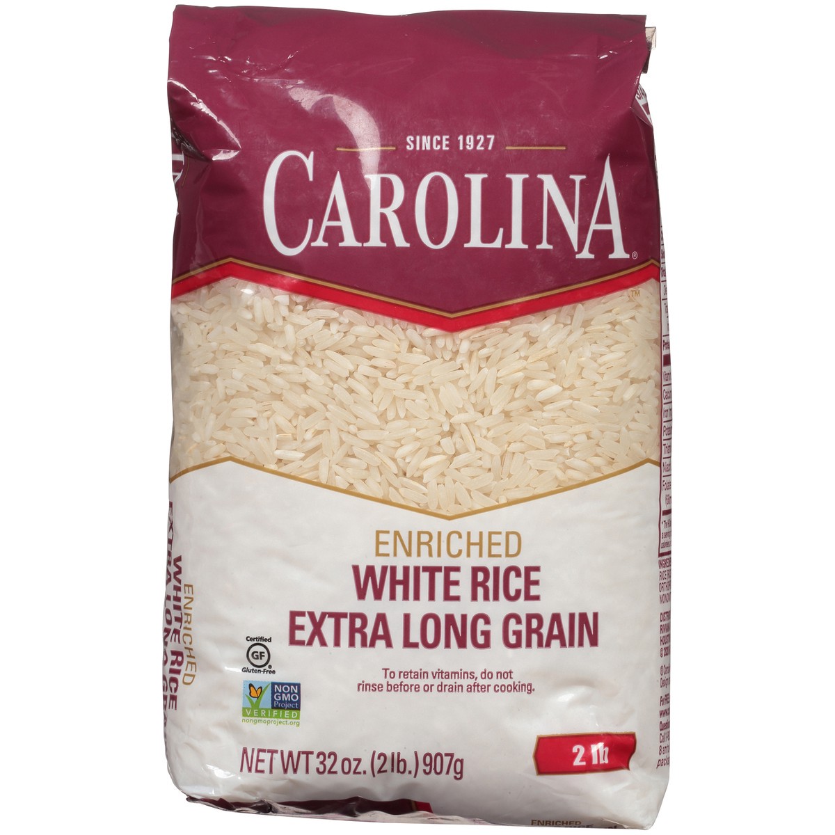 slide 8 of 9, Carolina White Rice, Extra Long Grain, Enriched, 32 oz