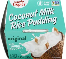 Sun Tropics Coconut Milk Rice Pudding, Original