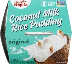 Sun Tropics Coconut Milk Rice Pudding, Original