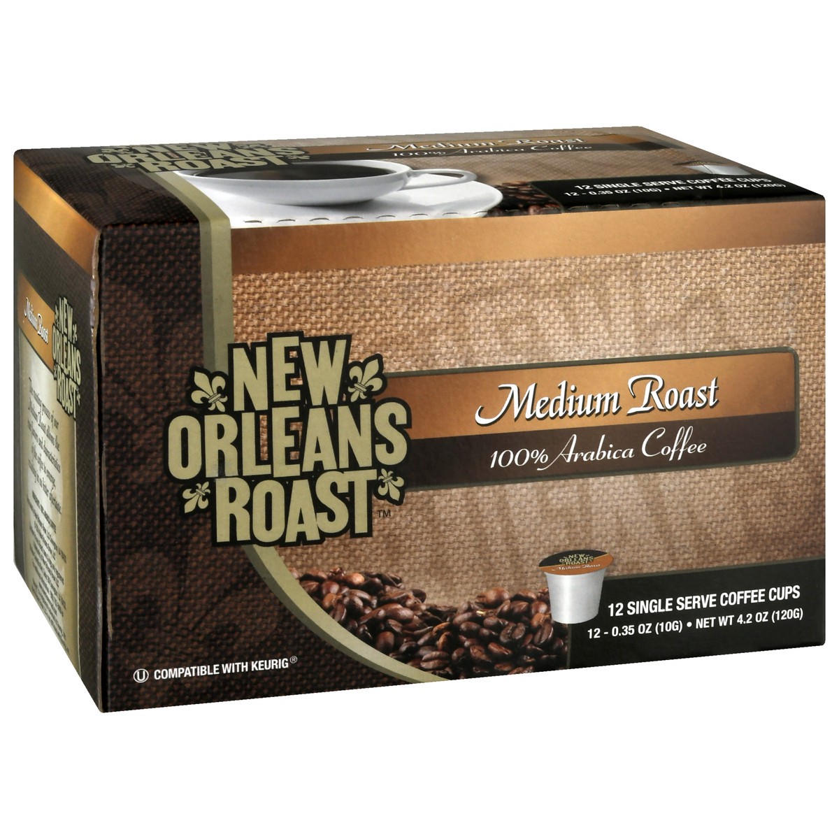 slide 3 of 12, New Orleans Roast Single Serve Cups Medium Roast Coffee - 12 ct, 12 ct