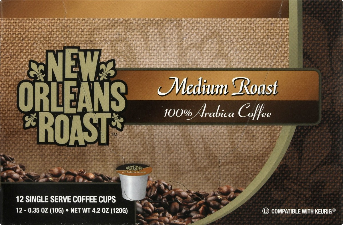 slide 9 of 12, New Orleans Roast Single Serve Cups Medium Roast Coffee - 12 ct, 12 ct