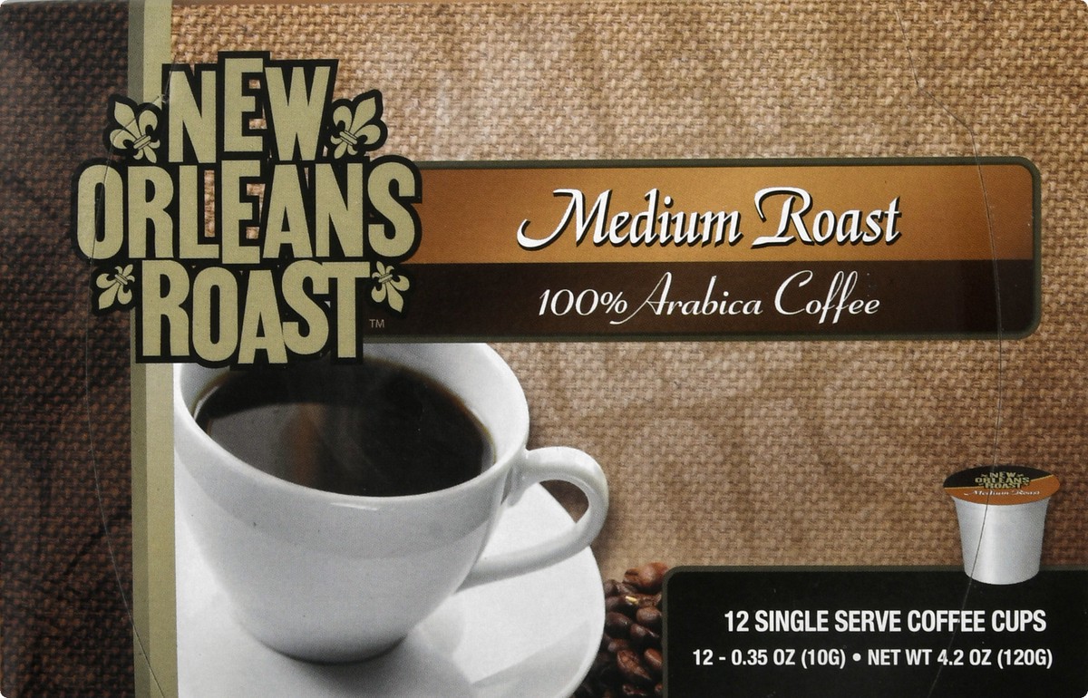 slide 8 of 12, New Orleans Roast Single Serve Cups Medium Roast Coffee - 12 ct, 12 ct