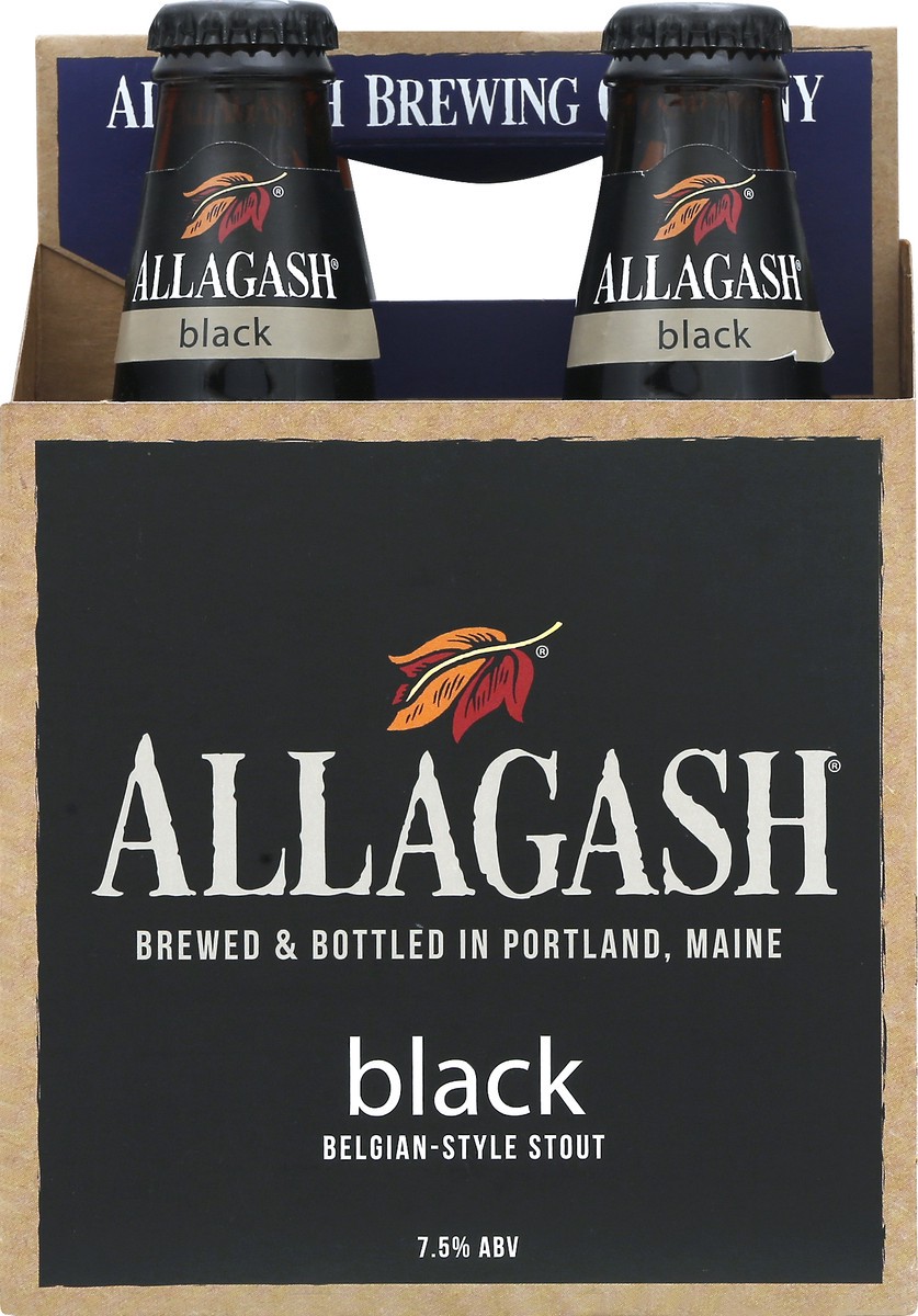 slide 7 of 8, Allagash Black Belgian Style Stout Bottles, 4 ct; 12 oz