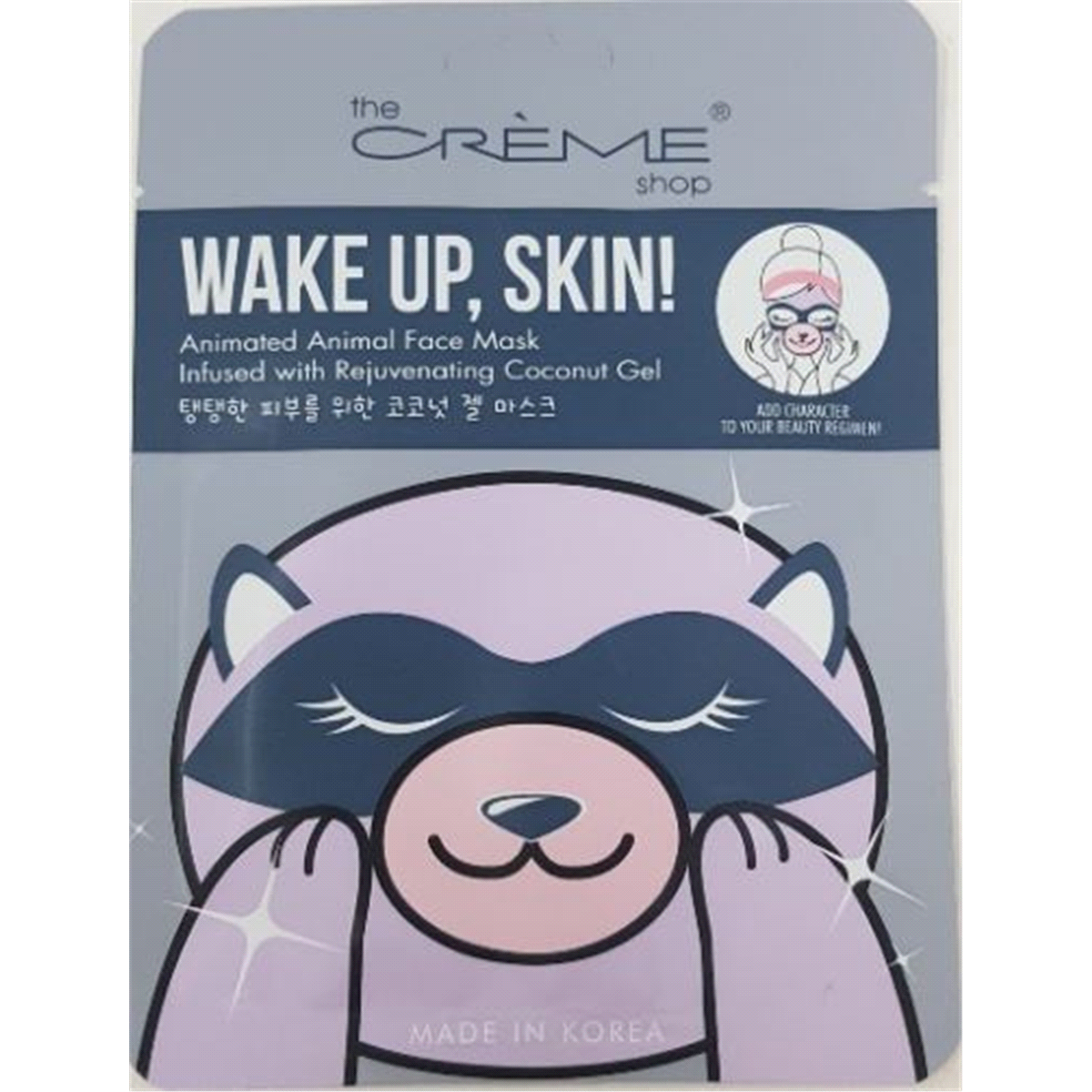 slide 1 of 1, The Crème Shop Face Mask 0.85 oz, 1 ct