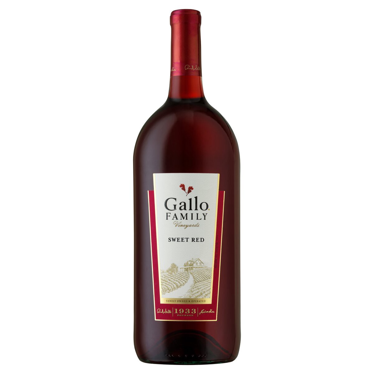 slide 1 of 9, Gallo Family Vineyards Red Wine, 1.50 liter