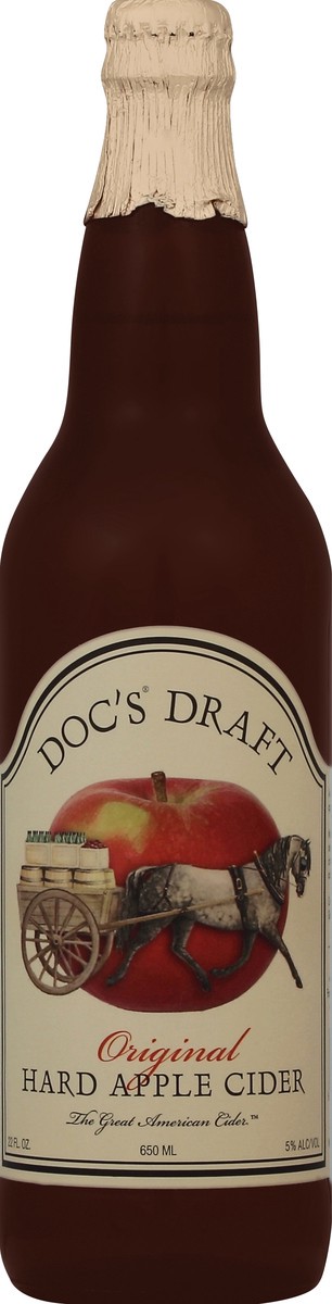 slide 4 of 4, Docs Hard Apple Cider 22 oz, 22 oz