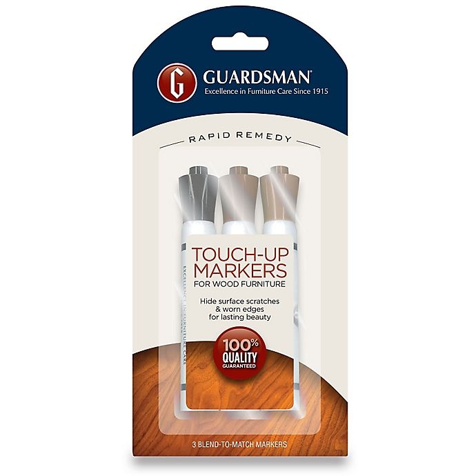 slide 1 of 1, Guardsman Touch Up Markers, 3 ct