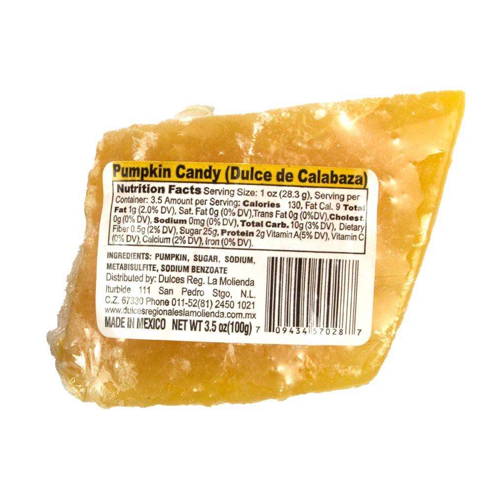 slide 1 of 1, La Molienda Pumpkin Candy/ Dulce De Calabaza, 3.5 oz