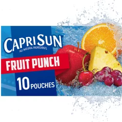 Capri Sun Fruit Punch Naturally Flavored Juice Drink Blend