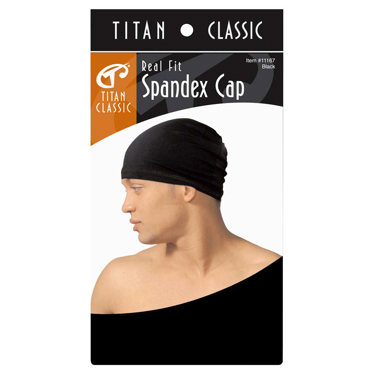 slide 1 of 1, Titan Premium Collection Real Fit Spandex Cap 1 ea, 1 ct