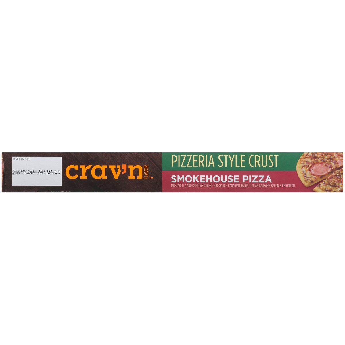 slide 3 of 10, Crav'n Flavor Smokehouse Pizzeria Style Pizza, 19 oz