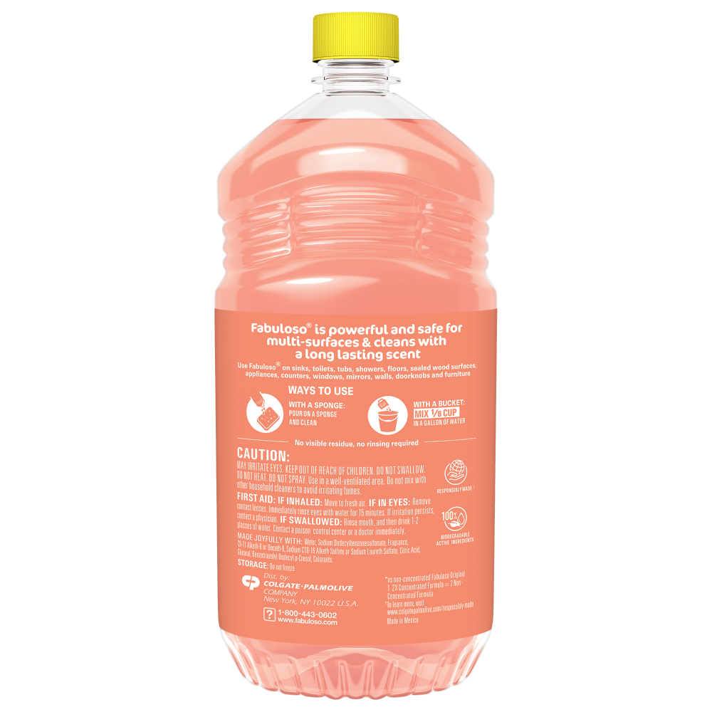 slide 2 of 2, Fabuloso® Multi-Purpose Peach Scented Concentrated Gel, 56 fl oz