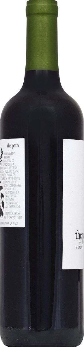 slide 5 of 6, The Path Merlot 750 ml, 750 ml