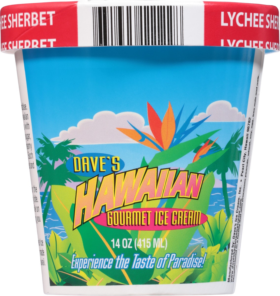 slide 6 of 9, Dave's Hawaiian Gourmet Ice Cream Gourmet Lychee Sherbet Ice Cream 14 oz, 14 oz