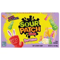 SOUR PATCH KIDS Bunnies Soft & Chewy Easter Candy, 3.1 oz