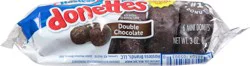 HOSTESS Double Chocolate Mini DONETTES Single-Serve, 3 oz, 6 Count
