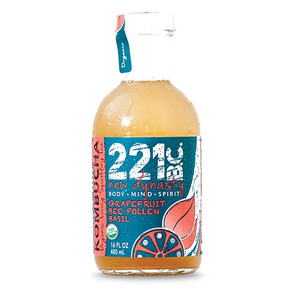 Kombucha 221 B.C. Grapefruit Bee Pollen Kombucha 16 Oz | Shipt