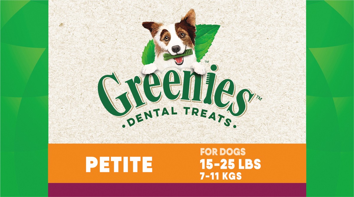 slide 13 of 13, Greenies Petite (15-25 lbs) Weight Management Dental Daily Dog Treats 45 ea, 45 ct