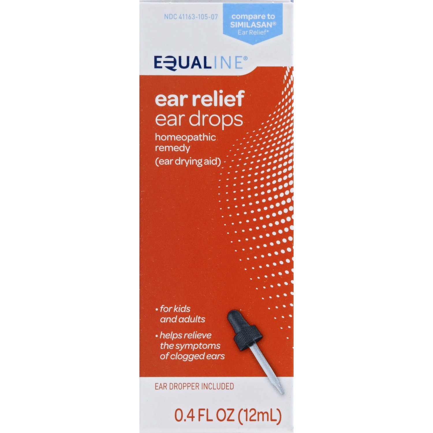 slide 1 of 1, Equaline Earache Relief Drops, 0.4 oz