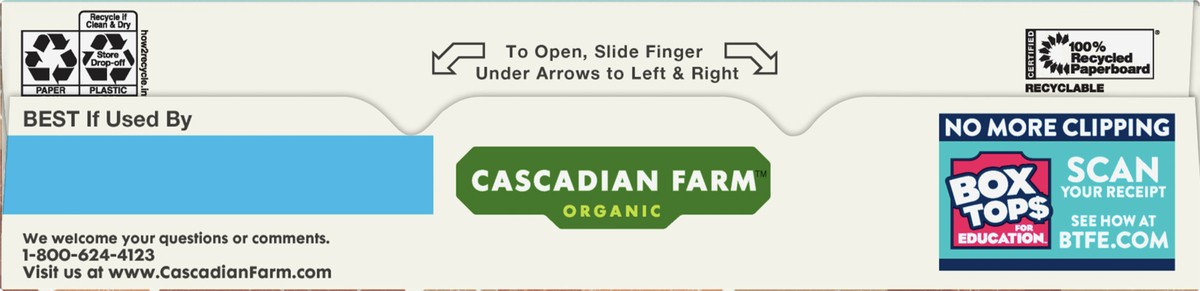 slide 9 of 9, Cascadian Farm Organic Multi Grain Squares Cereal, 12.3 oz., 12.3 oz