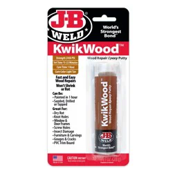 J-B Weld Kwikwood Repair Epoxy Putty - Light Tan