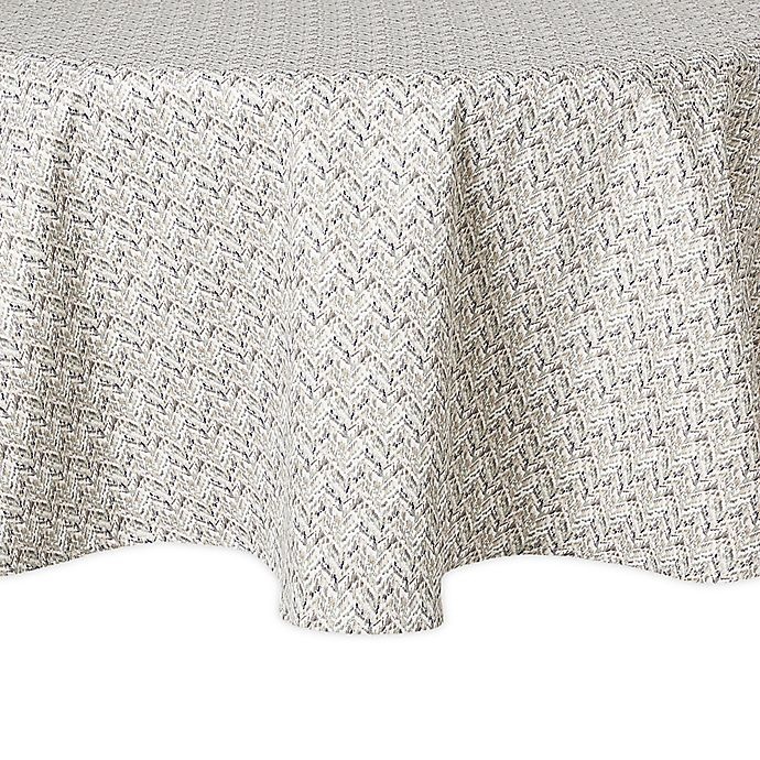 slide 1 of 5, Artisanal Kitchen Supply Monterey Round Tablecloth, 70 in