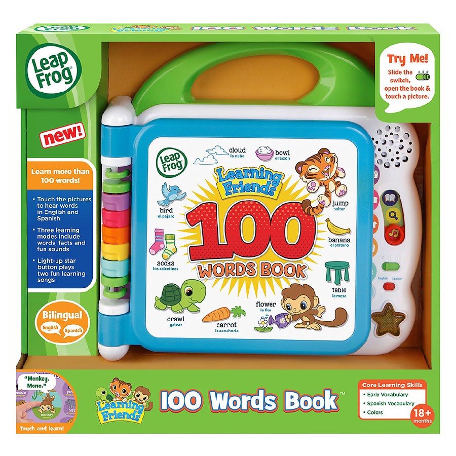slide 1 of 3, LeapFrog 18+ Months Learning Friends 100 Words Book 1 ea, 1 ct